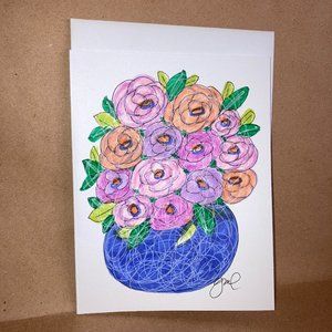 Original Artwork by Gamali Blank Note Card
